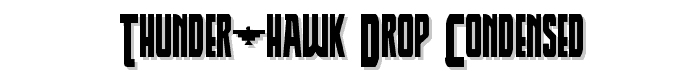 Thunder-Hawk Drop Condensed font